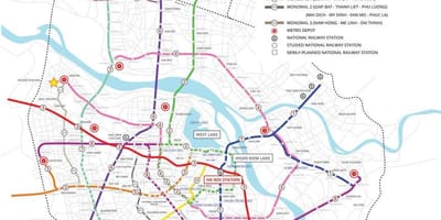 რუკა hanoi მეტრო